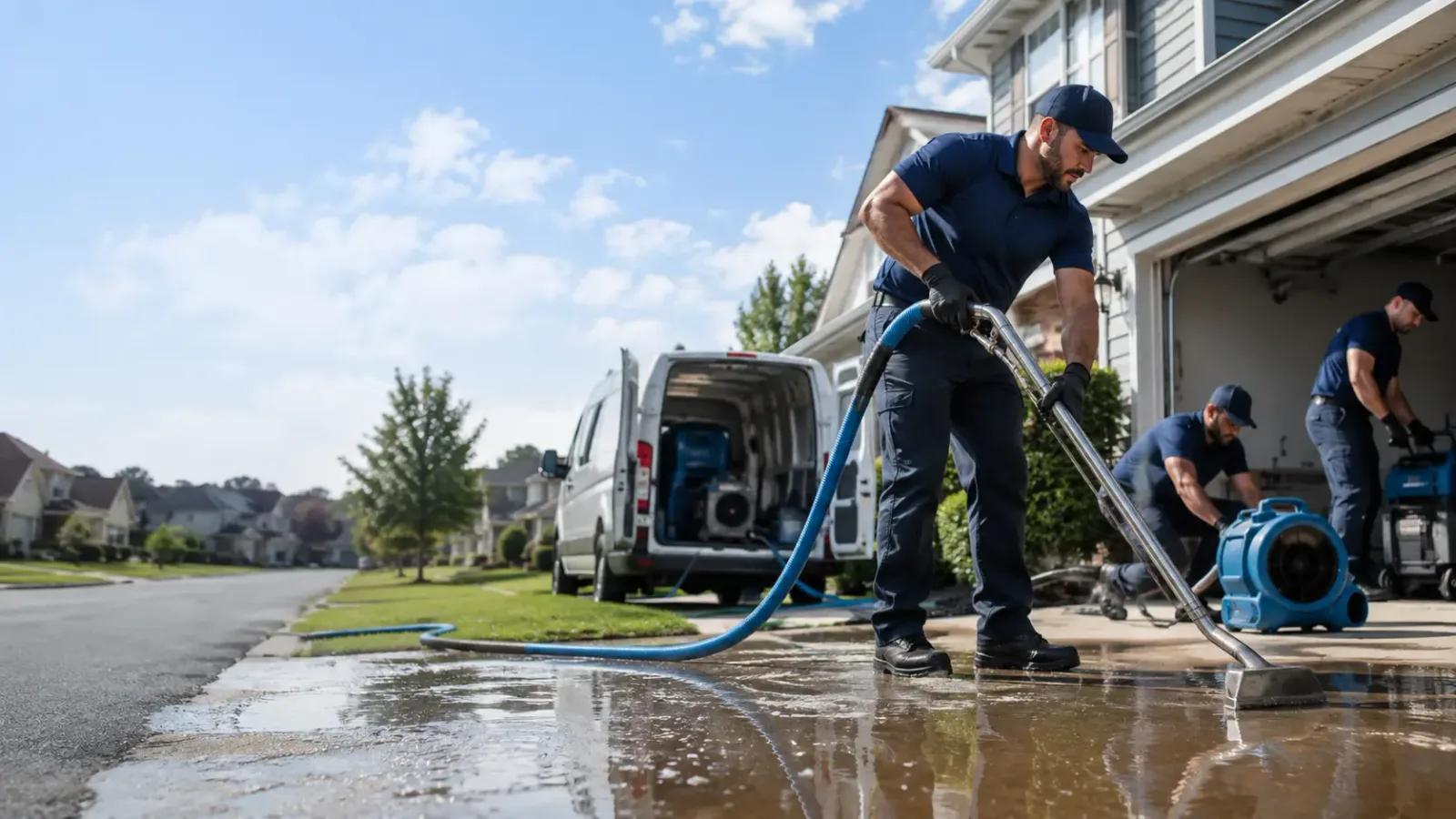 Flood Damage Restoration in Freeman Spur, IL